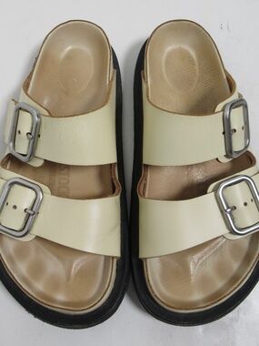 Birkenstock x Jil Sander Women's Arizona Natural Leather Cream 4 US L / 2.5 UK